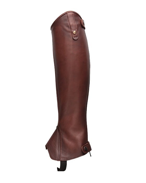 Czapsy ze skóry cielęcej Hippica Roma - Cavalo